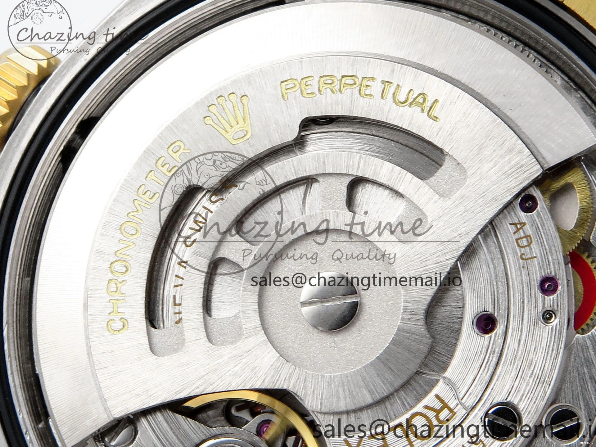 MiroTime 1223 Attractive DateJust 36 126283RBR EWEF Best Edition YG Diamonds Dial on SS YG Jubilee Bracelet A 635